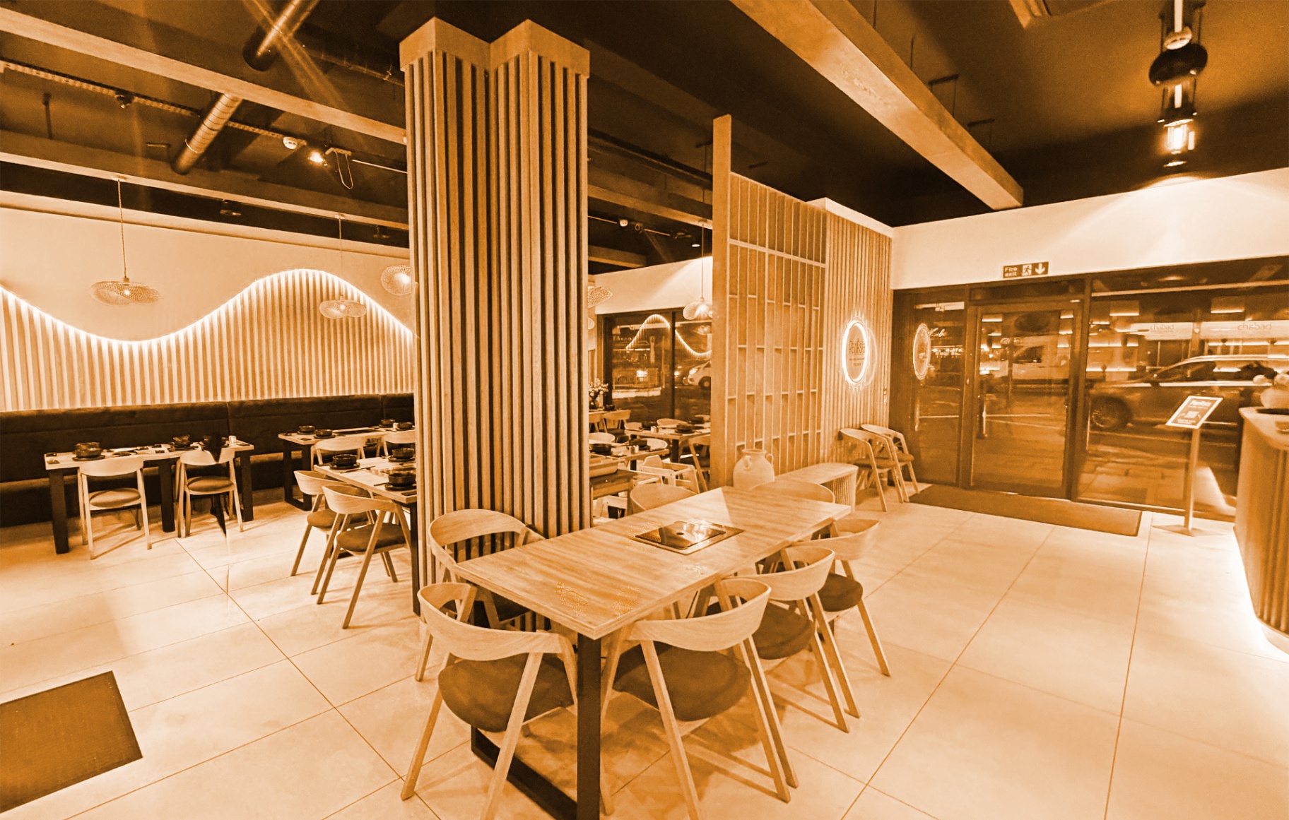 Restaurant interior